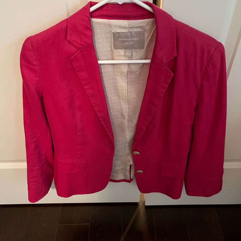 Banana Republic Women's Pink Blazer